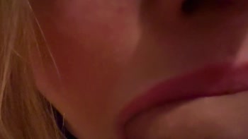 MyLeloo's Sizzling Close-Up Blowjob: Cum in My Mouth