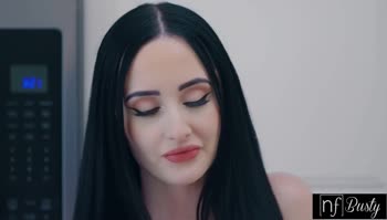 Horny Housewife Violet Voss Presents Her Perky Busty Tits To Be Soaked In Cum