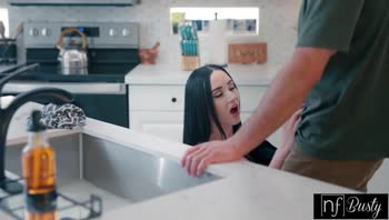 Violet Voss' Voluptuous Tit-Tastic Blowjob Ends in Cumming Delight