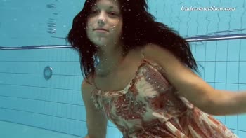 Russian Hairy Teen (18+) in Underwater Sensation
