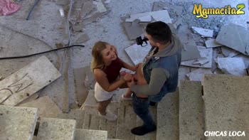 Haley Hill's Busty Serbian Teen (18+) Outdoor Seduction with Alberto Blanco