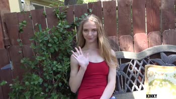 Lana Sharapova's Stepsis Seduction: Big Cock Creampie POV