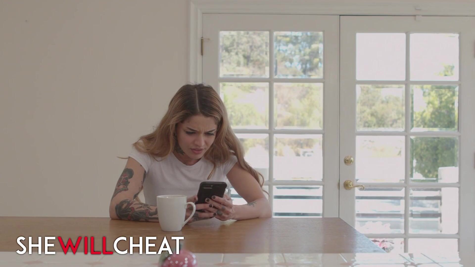 SHE WILL CHEAT - Vanessa Vega gives her Husband a Real Show with her Naughty Bestie Kenna James