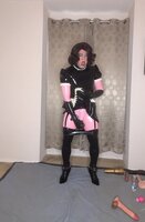 Sissy Candy Sparkle's Latex Fantasy: Double Penetration Delight