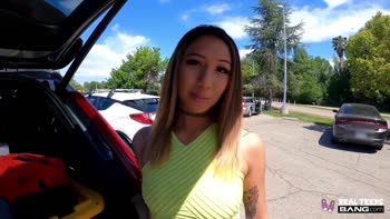 Kimora Quin's Debut: Wild Teen (18+) Asian Action in Public