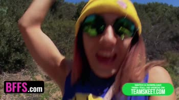 Coachella BFFs Surprise Lucky Guy with Wild Orgy Adventure