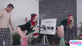Naughty Elves Molly Little and Lily Larimar say, "We lost our magic.. But we have cum now!" - S3:E3