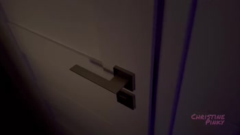 Christine Pinky's Bathroom Orgy: 60FPS Anal Pov Blowjob