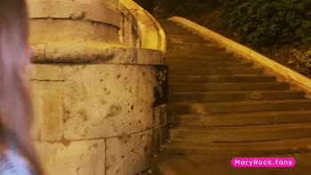 Mary Rock's Russian Teen (18+) Gets Drenched in Big Cock Publicly