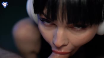 Slemgem's Sultry Gamers Get Her Juicy Load Down Throat