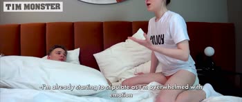 Tim_Monster_Cock - Petite Teen (18+) Wakes Up Tim Monster Cock for Creampie Treat