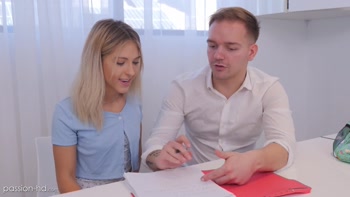 My College Tutor Just Fucked My Tight Pussy During Our Study Session