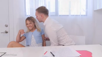My College Tutor Just Fucked My Tight Pussy During Our Study Session