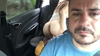 karol_grey4 - Karol Grey4's Car Kink: Petite Latina Squirts Doggy Style