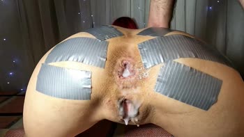 SatanicCandy's Cum Fart Orgy: Sloppy Anal Creampie Delight