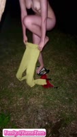 Yunna Teen (18+)'s Sultry Solo in the Naked Forest