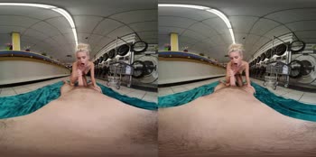 Kiara Cole's Naughty Laundromat Adventure in Stunning VR