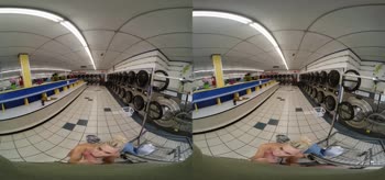 Kiara Cole's Naughty Laundromat Adventure in Stunning VR