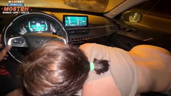 Nashidni's Russian Rampage: Extreme Car POV Blowjob & Wild Cumshot