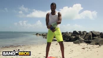 Valerie Kay's Baywatch Rescue: Big Black Cock Saved by Big Tits