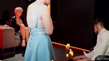 TRANS ANGELS - Sultry Ella Hollywood And Playful Alisia Rae Lead A Night Of Kinky Temptation
