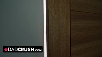 DadCrush - Horny Stud Moves Stepdaughter Aften Opals Panties And Sticks His Finger In Her Teen (18+) Pussy
