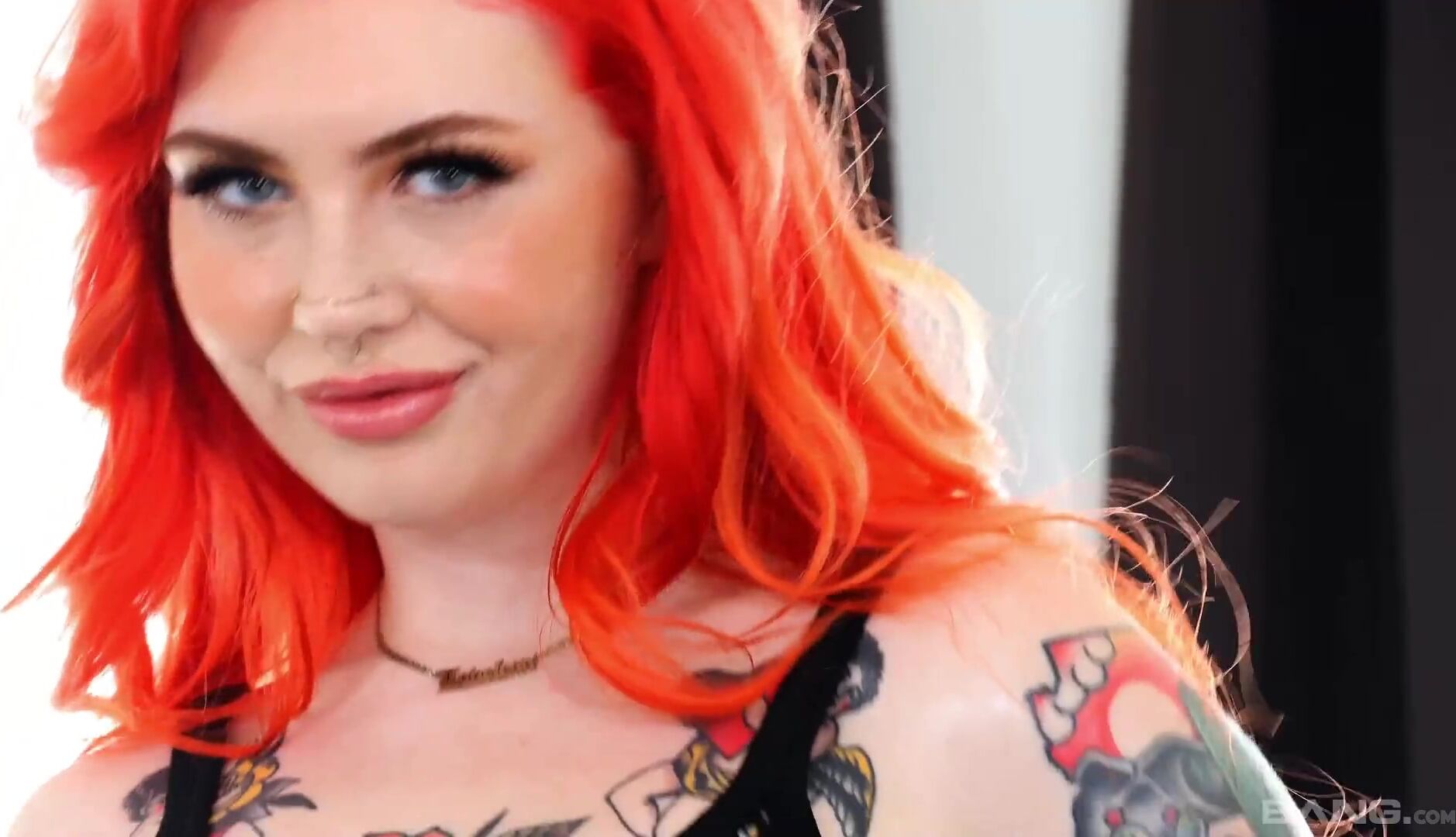 Bang Surprise - Marvelous Tattooed Redhead Loveless got her Tight Pussy Pounded Hard