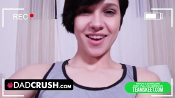 DadCrush - WRONG NUMBER! Horny Stepdaughter Sends Her Stepdad Nudies By Mistake And Makes Him Cum