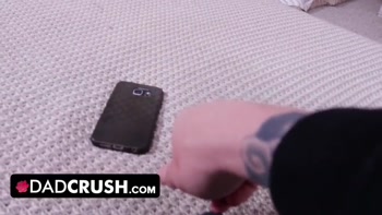 DadCrush - WRONG NUMBER! Horny Stepdaughter Sends Her Stepdad Nudies By Mistake And Makes Him Cum