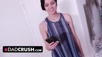 DadCrush - WRONG NUMBER! Horny Stepdaughter Sends Her Stepdad Nudies By Mistake And Makes Him Cum