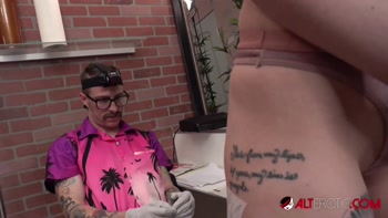 Arielle Aquinas' Tattooed Bliss: Solo Touches & Shaved Delights