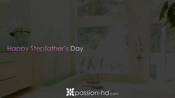 PASSION-HD Fathers day DICK SUCKING gift with step daughter Lana Rhoades