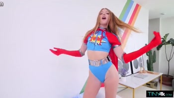 Superhero Slut Uses Her Tight Cunt To Stop Crime