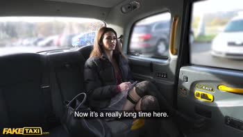 Charlotte Angie's Italian Cutie Gets a Facial in Fake Taxi