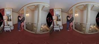 Blonde Submissive Gets Bound and Banged in Crotchless Fishnets VR