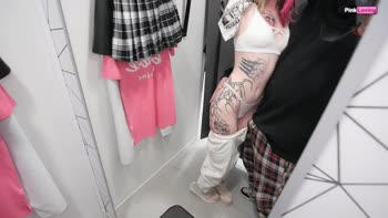 Pinkloving's Big Cock POV in Public: Step Sis Sales Consultant Seduction