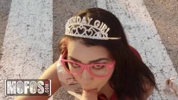 MOFOS - Kitty Love Gets Showered In Cum While Jordi El Nino Polla Sings Happy Her