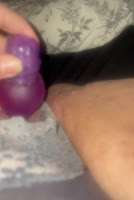 Alessialovebbw - Alessia's Tight BBW Bliss: Purple Dildo Delight