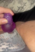 Alessialovebbw - Alessia's Tight BBW Bliss: Purple Dildo Delight