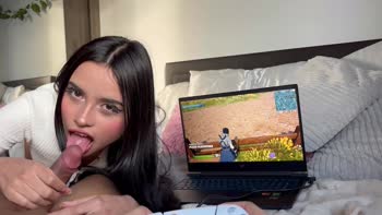 Mesukosei_69's Sassy Stepsister Seduction: Big Ass Latina POV Blowjob
