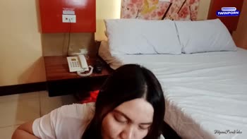 Filipina Porn Video's Sultry Swallow: Mouth Creampie POV Delight