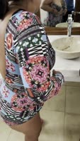 Love Me Harder XXX Sizzles in Office Swimsuit Strut