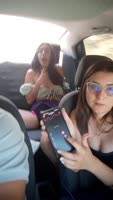 KarolySofia's Uber Ride Turns Naughty as I Control Her Lush Toy