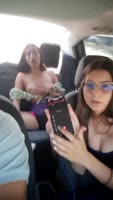 KarolySofia's Uber Ride Turns Naughty as I Control Her Lush Toy