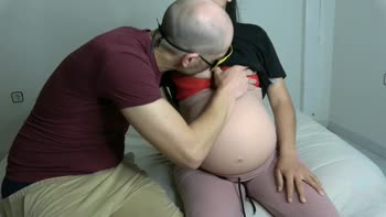 Pregnant English Teacher Seduces Boss in Steamy Tit-Sucking & Bukkake Extravaganza with Yellow Phantom Castle