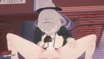 AmathGameAnimation - Bronya Zaychik's Office Orgy: Big Tits, Sweet Pussy & Honkai Impact Cosplay