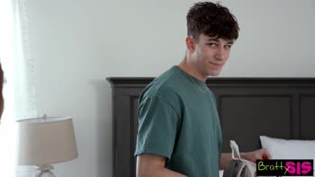 Myra Moans' Petite Temptation: Stepbro's Condoms Get Thrown Out for Hardcore Fuck