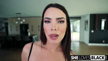 Isiah Maxwell - Ivy Ireland's BBC Tease: POV Solo Masturbation
