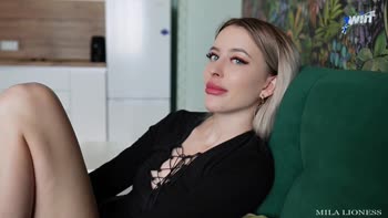 Mila Lioness Pays Debt with Wet Pussy: Russian Petite Stepsister's Blowjob Surprise