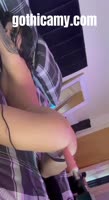 Amyleighegan's Sultry Scottish Solo: Tattooed Goth Babe Teases